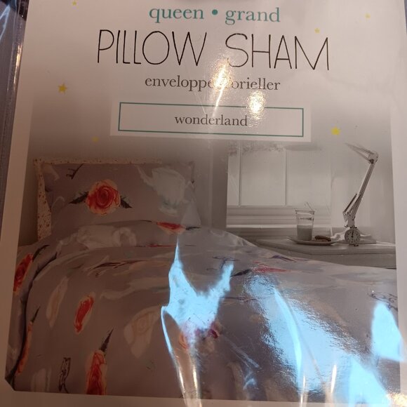 Alice in Wonderland Queen Duvet Cover & shams - QE Home - 100% cotton - NWT - Picture 7 of 8